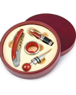 HO0110 Caja Circular de Madera