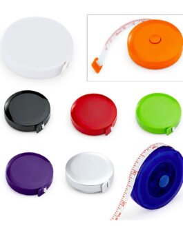 HE0080 Cinta Métrica Round Plata